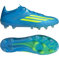 adidas F50 Elite Kunstgras Voetbalschoenen (AG) Blauw Neongeel