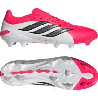 adidas Predator League Gras Voetbalschoenen (FG) Rood Wit Zwart
