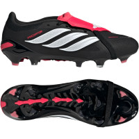 adidas Predator Pro FT Gras Voetbalschoenen (FG) Zwart Wit Rood