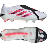 adidas Predator Pro FT Gazon Naturel Chaussures de Foot (FG) Blanc Noir Rose