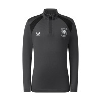 Castore FC Twente Trainingspak 1/4-Zip 2026-2027 Kids Donkergrijs Zwart