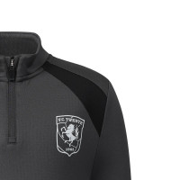 Castore FC Twente Trainingspak 1/4-Zip 2026-2027 Kids Donkergrijs Zwart