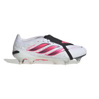 adidas Predator Pro FT IJzeren-Nop Voetbalschoenen (SG) Wit Zwart Roze
