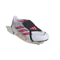 adidas Predator Pro FT IJzeren-Nop Voetbalschoenen (SG) Wit Zwart Roze