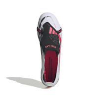 adidas Predator Elite FT Gazon Naturel Chaussures de Foot (FG) Blanc Noir Rose
