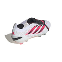 adidas Predator Elite FT Gazon Naturel Chaussures de Foot (FG) Blanc Noir Rose