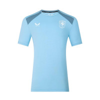 Castore FC Twente Trainingsshirt 2026-2027 Lichtblauw Donkerblauw