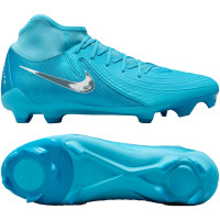 Nike Phantom Luna II Academy Gazon Naturel Gazon Artificiel Chaussures de Foot (MG) Bleu Blanc