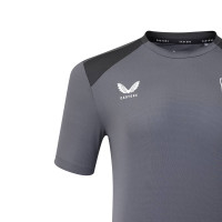 Castore FC Twente Trainingsshirt 2026-2027 Donkergrijs Zwart