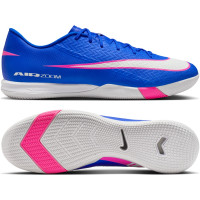 Nike Zoom Mercurial Vapor 16 Academy Zaalvoetbalschoenen (IN) Blauw Wit Felroze