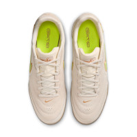 Nike Tiempo Streetgato Premium Chaussures de Foot Street Beige Lemon Moon Particle