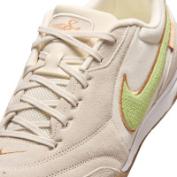 Nike Tiempo Streetgato Premium Chaussures de Foot Street Beige Lemon Moon Particle
