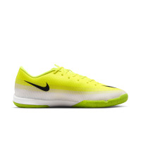 Nike Mercurial Vapor 17 Academy Zaalvoetbalschoenen (IN) Felgeel Wit Zwart Limoen
