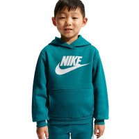 Survêtement polaire à capuche Nike Club pour tout-petits et enfants d'âge préscolaire vert sarcelle et blanc