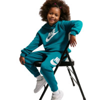 Survêtement polaire à capuche Nike Club pour tout-petits et enfants d'âge préscolaire vert sarcelle et blanc