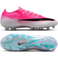 Nike Mercurial Vapor 17 Elite Gazon Artificiel Chaussures de Foot (AG) Rose Vif Blanc Noir
