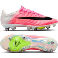Nike Zoom Mercurial Superfly 11 Elite Crampons Vissés Chaussures de Foot (SG) Rose Vif Blanc Noir