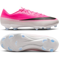 Nike Mercurial Vapor 17 Academy Gras / Kunstgras Voetbalschoenen (MG) Felroze Wit Zwart