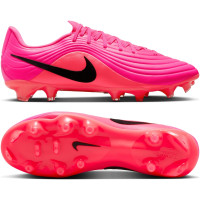Nike Tiempo Maestro Academy Gazon Naturel Artificiel Chaussures de Foot (MG) Rose Vif Noir
