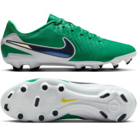 Nike Tiempo Legend 10 Academy Gras Voetbalschoenen (FG) Groen Wit Blauw