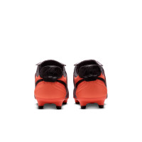Nike Tiempo Ligera Pro Gras Voetbalschoenen (FG) Lichtpaars Oranje Zwart