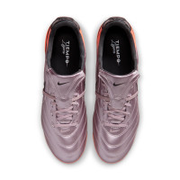 Nike Tiempo Ligera Pro Gras Voetbalschoenen (FG) Lichtpaars Oranje Zwart