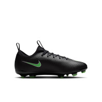 Nike Mercurial Vapor 17 Academy Gras / Kunstgras Voetbalschoenen (MG) Kids Zwart Felgroen Zilvergrijs