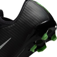 Nike Mercurial Vapor 17 Academy Gras / Kunstgras Voetbalschoenen (MG) Kids Zwart Felgroen Zilvergrijs