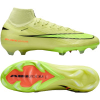 Nike Zoom Mercurial Superfly 10 Elite Gras Voetbalschoenen (FG) Geel Neongeel Oranje
