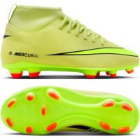 Nike Mercurial Superfly 10 Club Gras / Kunstgras Voetbalschoenen (MG) Kids Geel Neongeel Oranje