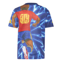 adidas Lamine Yamal Zomerset Kids Blauw Donkerblauw Rood Oranje