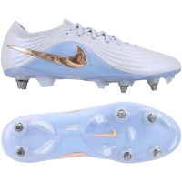 Nike Tiempo Maestro LV8 Elite Crampons Vissés Chaussures de Foot (SG) Bleu Clair Bleu-Violet Bronze
