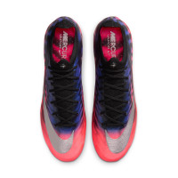 Nike Mercurial Vapor 17 Elite SE Gras Voetbalschoenen (FG) Zwart Felroze Paars Zilvergrijs