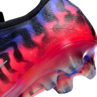 Nike Mercurial Vapor 17 Elite SE Gras Voetbalschoenen (FG) Zwart Felroze Paars Zilvergrijs