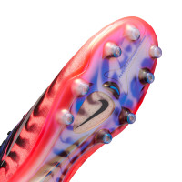 Nike Mercurial Vapor 17 Elite SE Kunstgras Voetbalschoenen (AG) Zwart Felroze Paars Zilvergrijs