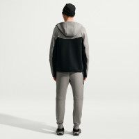 Survêtement Nike Tech Fleece Sportswear gris foncé noir orange