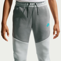 Nike Tech Fleece Sportswear Trainingspak Kids Grijs Donkergrijs Zwart Lichtblauw