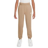 Nike Sportswear Club Fleece Joggingbroek Kids Beige Wit