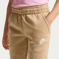 Nike Sportswear Club Fleece Joggingbroek Kids Beige Wit