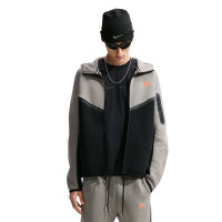 Survêtement Nike Tech Fleece Sportswear gris foncé noir orange