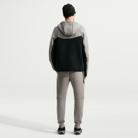 Gilet de sport Nike Tech Fleece gris foncé noir orange
