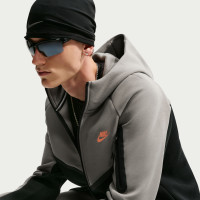 Survêtement Nike Tech Fleece Sportswear gris foncé noir orange