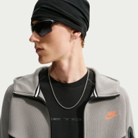 Gilet de sport Nike Tech Fleece gris foncé noir orange