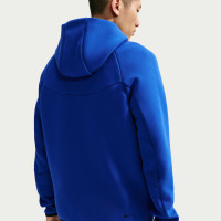 Gilet de sport Nike Tech Fleece bleu vif noir