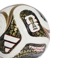 adidas CDM 2026 Trionda Final Mini Ballon de Foot Taille 1 Blanc Noir Doré