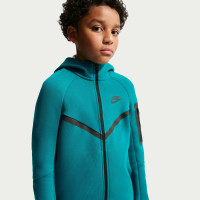 Nike Tech Fleece Sportswear Trainingspak Kids Turquoise Zwart