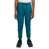 Nike Tech Fleece Sportswear Trainingspak Kids Turquoise Zwart