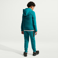 Nike Tech Fleece Sportswear Trainingspak Kids Turquoise Zwart