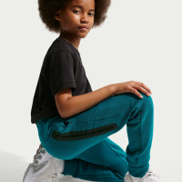 Nike Tech Fleece Sportswear Joggingbroek Kids Turquoise Zwart