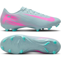 Nike Zoom Mercurial Vapor 16 Academy Gras / Kunstgras Voetbalschoenen (MG) Lichtblauw Felroze